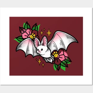 White Bat Posters and Art